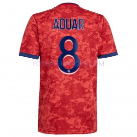 Herre Fotballdrakter Olympique Lyonnais Houssem Aouar 8 Borte 2021-22 Kortermet